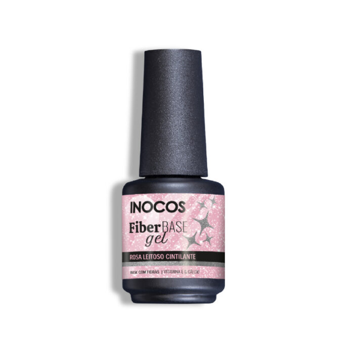 Fiber Base Inocos - Rosa Leitoso Cintilante