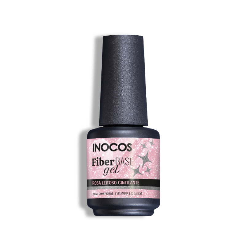 Fiber Base Inocos - Rosa Leitoso Cintilante
