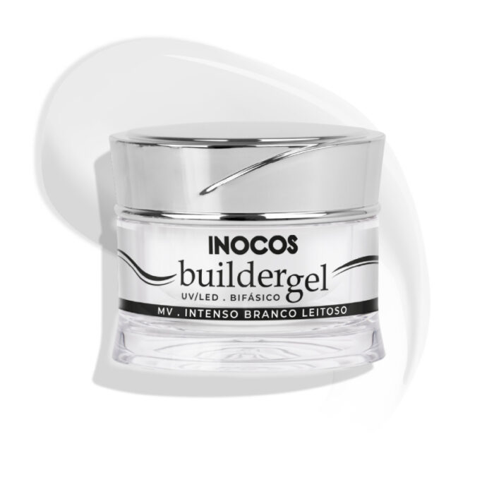 Builder Gel Inocos Média Viscosidade - Branco Leitoso Intenso 50gr