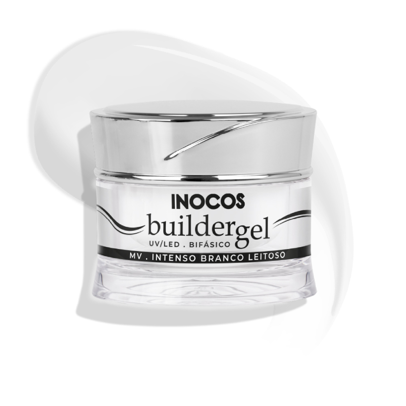 Builder Gel Inocos Média Viscosidade - Branco Leitoso Intenso 50gr