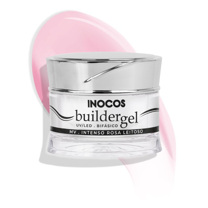 Builder Gel Inocos Média Viscosidade - Rosa Leitoso Intenso 50g