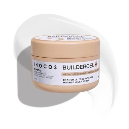 Builder Gel Inocos Média Viscosidade - Branco Leitoso Intenso 50gr
