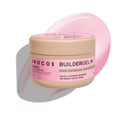 Builder Gel Inocos Média Viscosidade - Rosa Leitoso Intenso 50g