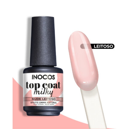 Top Coat Milky Inocos - Nude Leitoso