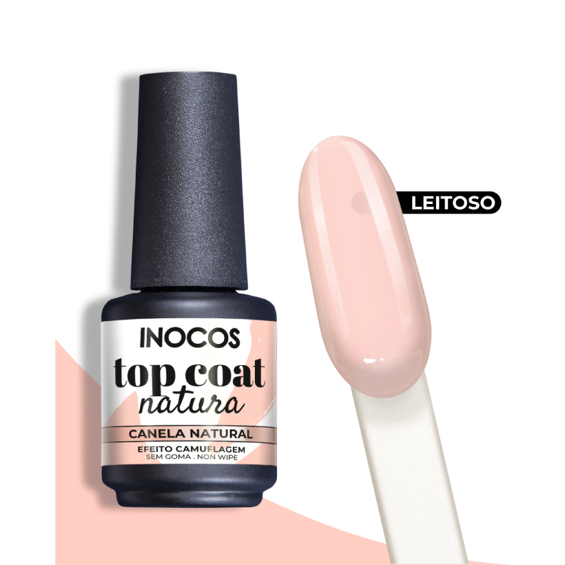 Top Coat Natura Inocos - Canela Natural