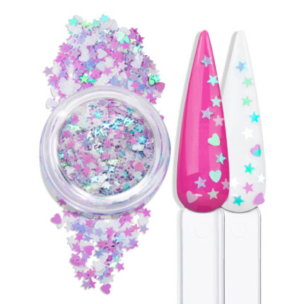 Glitter Fantasia Inocos - Mix Roxo e Azul 1g