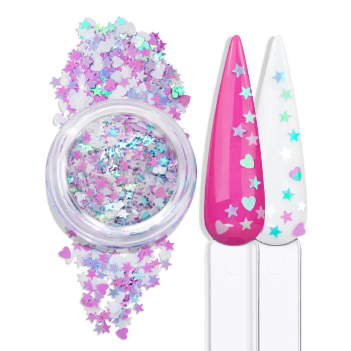 Glitter Fantasia Inocos - Mix Roxo e Azul 1g